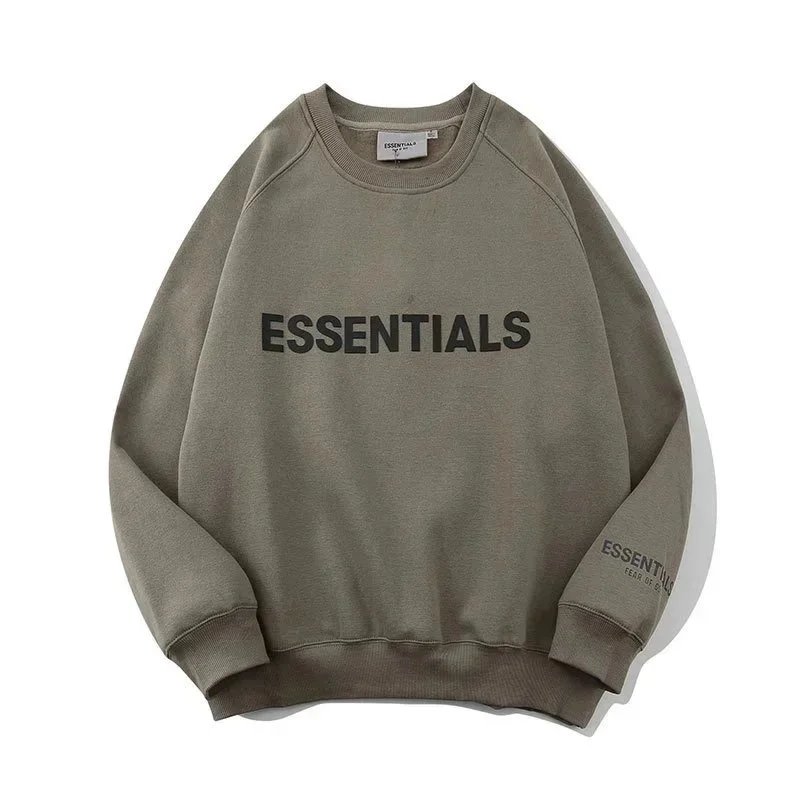 Grey round neck