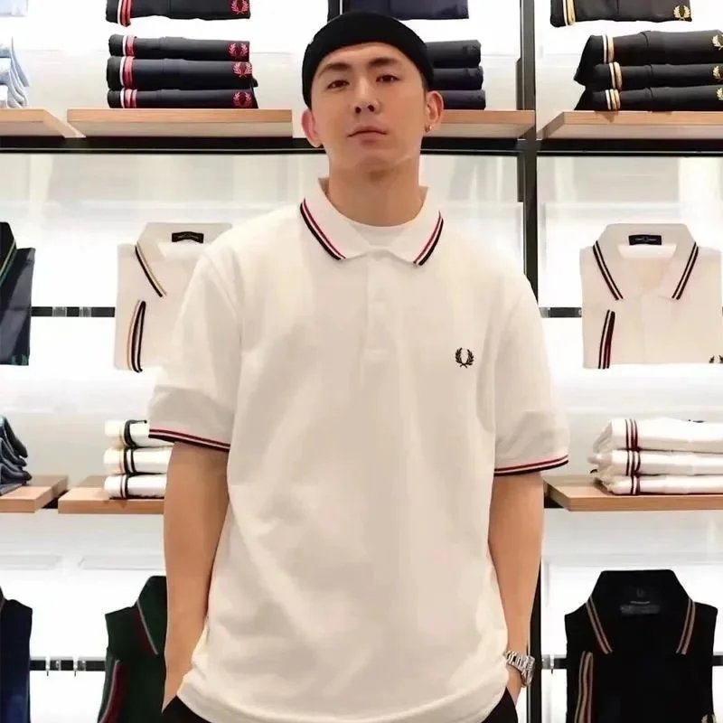Fred Perry Shirts Short-Sleeve Tipped Polo Shirt image 5