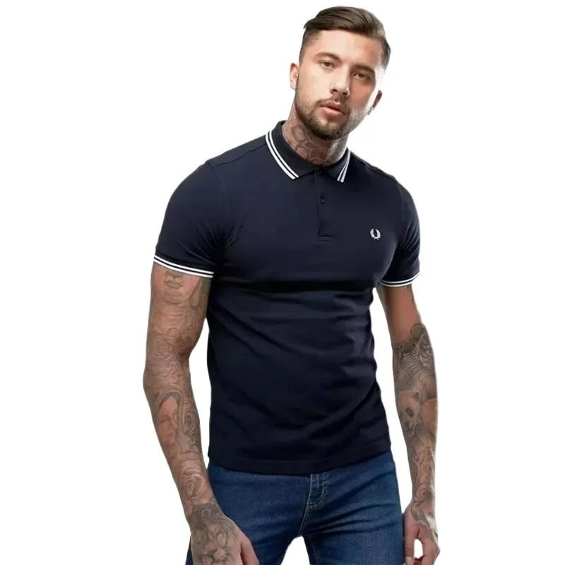 Fred Perry Shirts Short-Sleeve Tipped Polo Shirt image 3