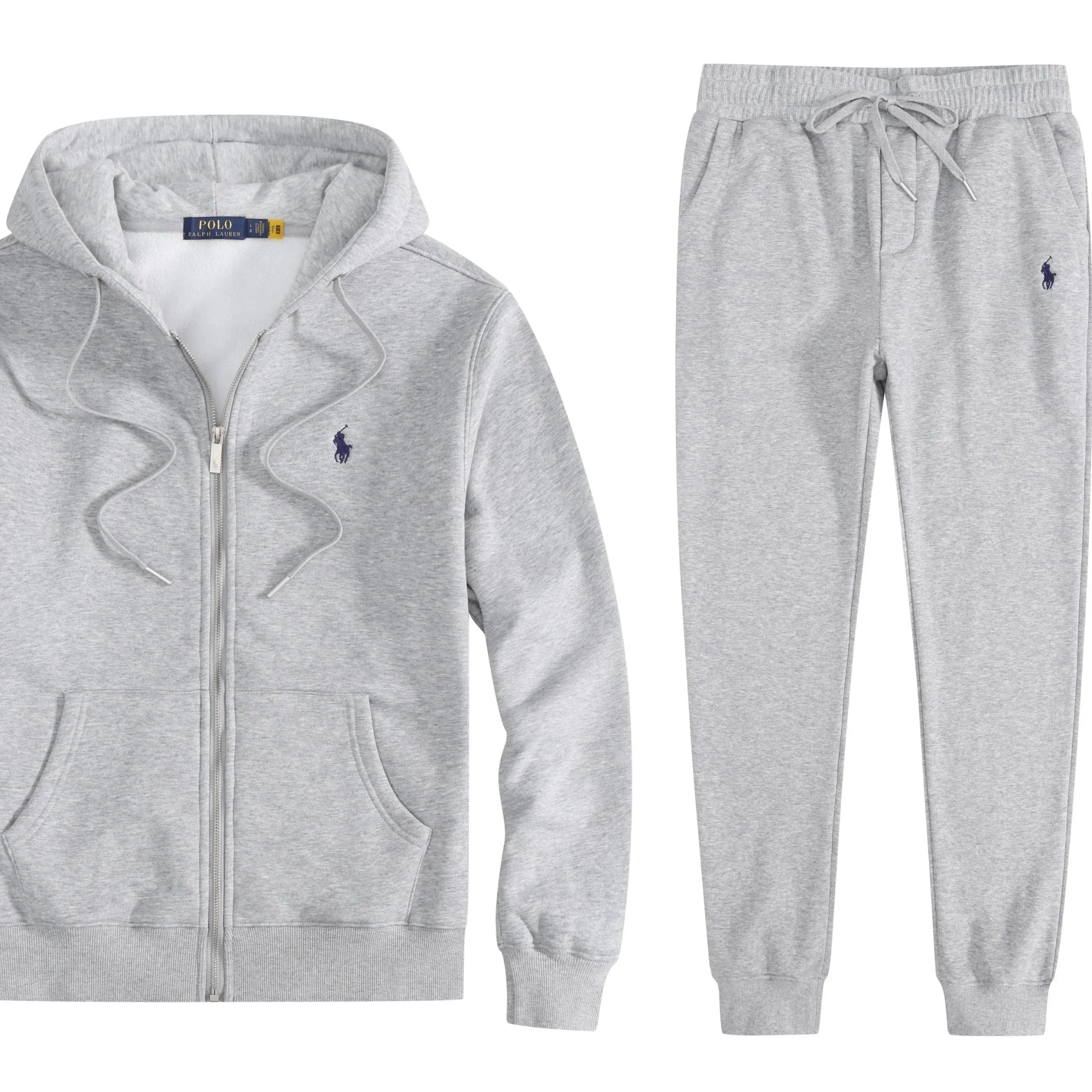 灰色加绒套装-Plush