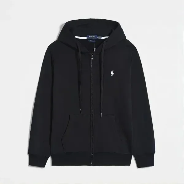 Polo Ralph Lauren Navy Blue Full-Zip Hoodie and Jogger Sweatpants Set - 3