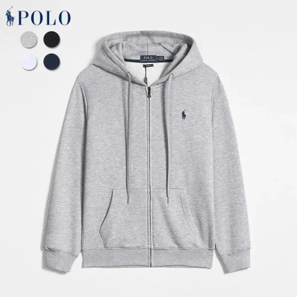 Polo Ralph Lauren Navy Blue Full-Zip Hoodie and Jogger Sweatpants Set - 9
