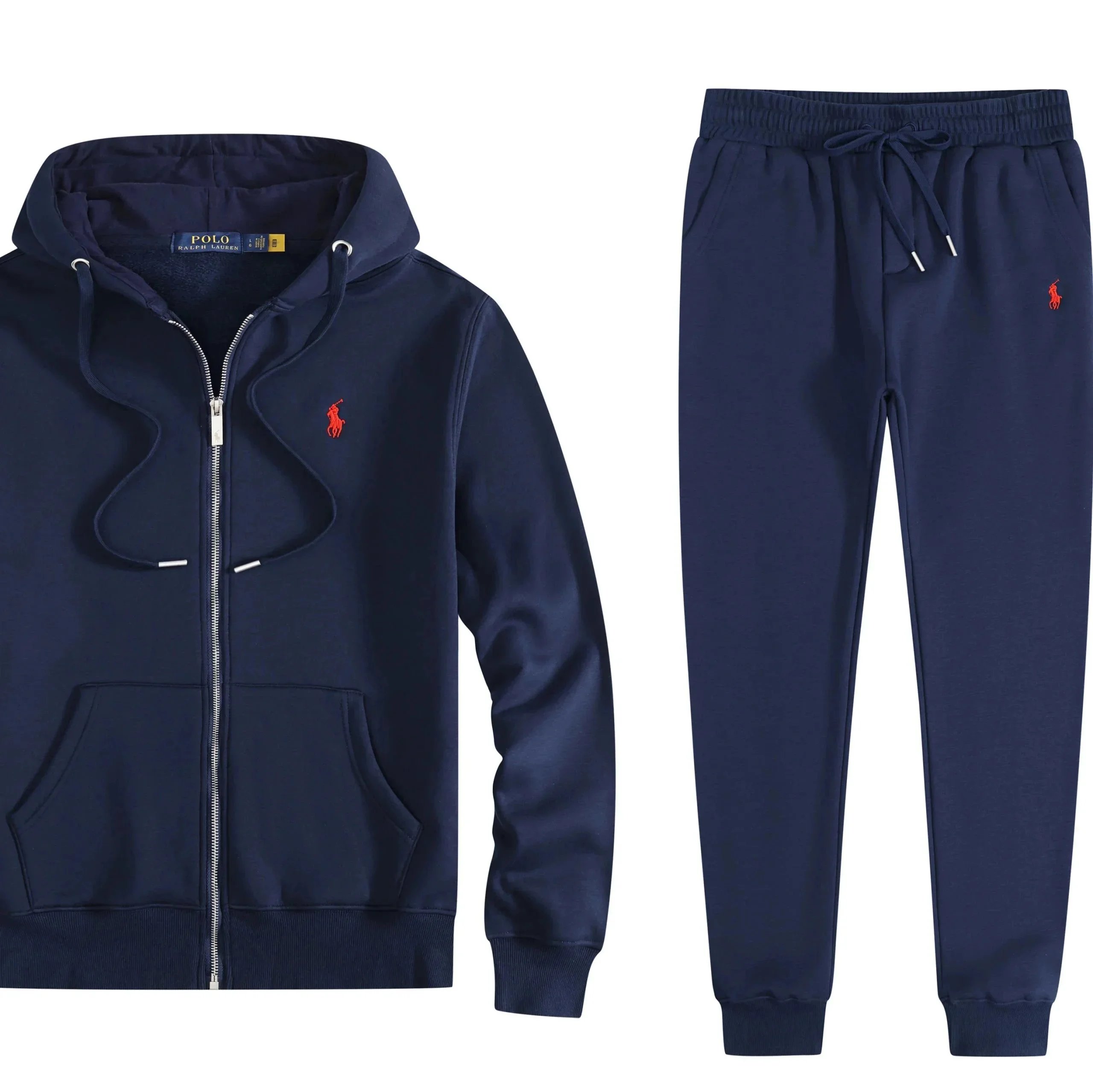 宝蓝红加绒套装-Plush