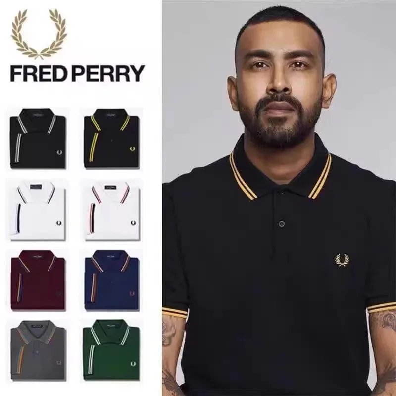 Fred Perry Shirts Short-Sleeve Tipped Polo Shirt image 2