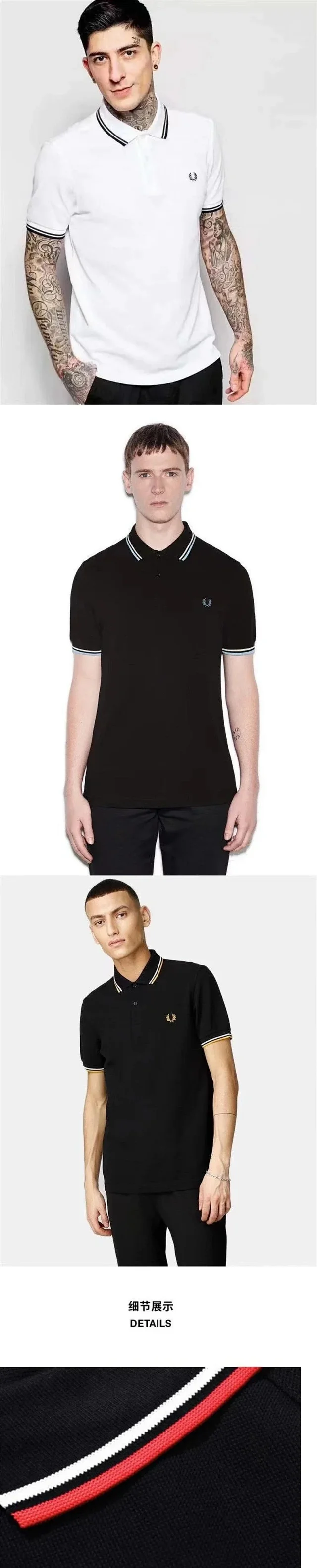 Fred Perry Shirts Short-Sleeve Tipped Polo Shirt product detail image 5