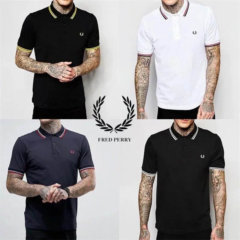 Fred Perry Shirts Short-Sleeve Tipped Polo Shirt image 6