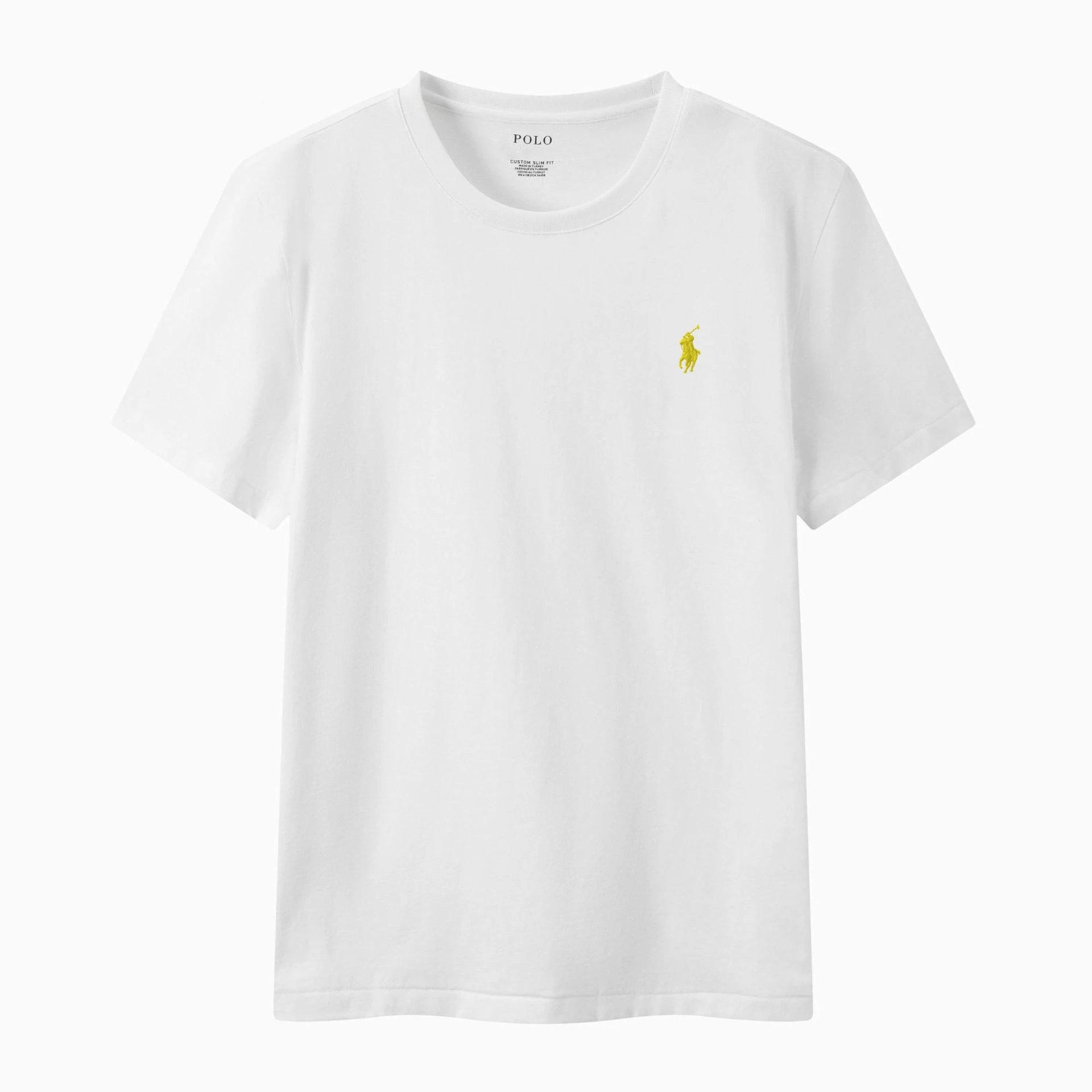 Crewneck White - Yellow Logo