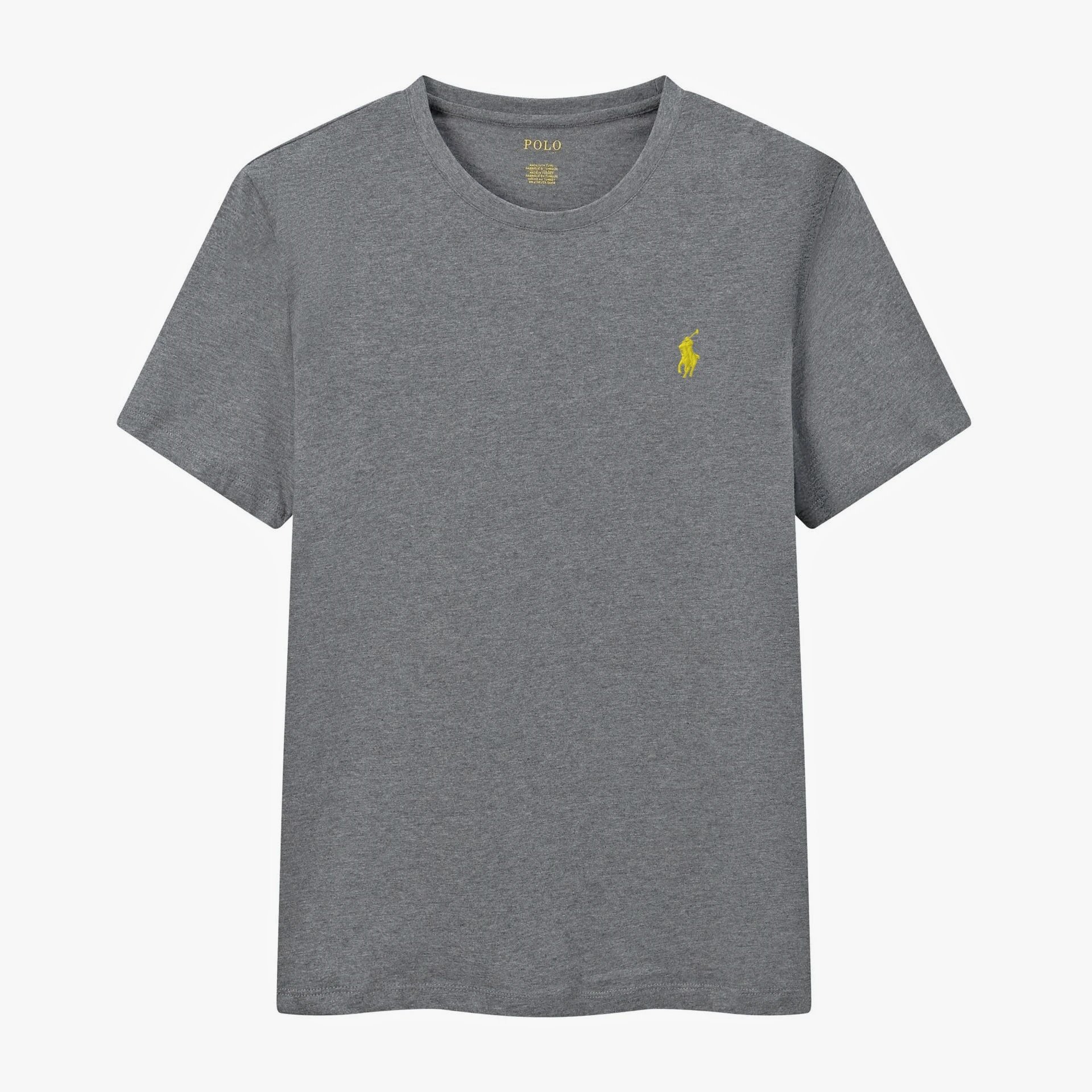 Crewneck Dark Gray - Yellow Logo
