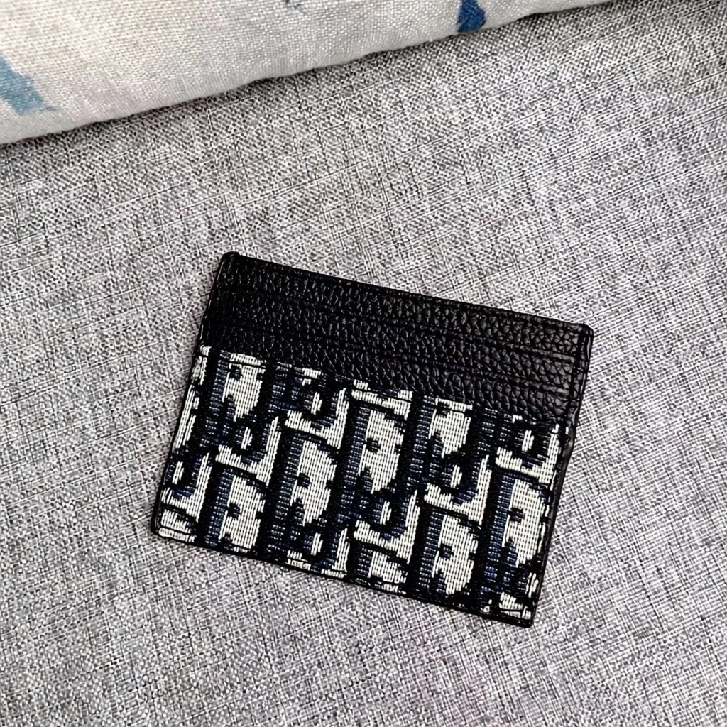 Dior Cardholder Beige and Dark Brown Mise