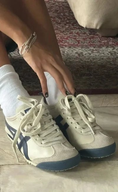 Onitsuka Tiger Mexico 66 White Red Blue Retro Running Shoes