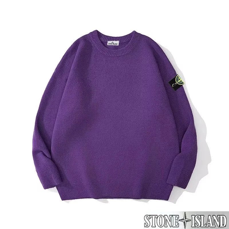 Stone Island Knit Sweater Turquoise Sweater - 14