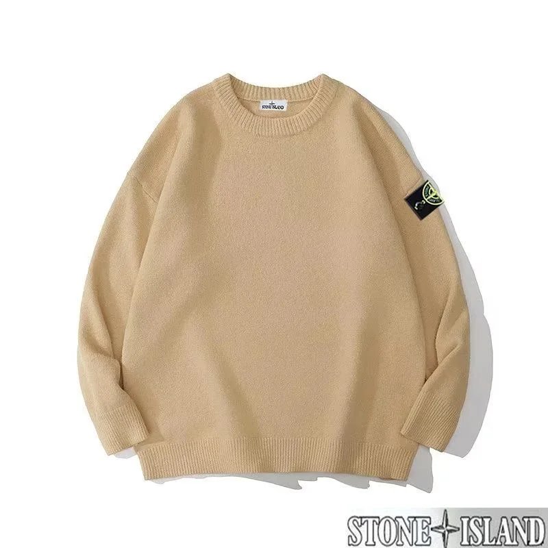 Stone Island Knit Sweater Turquoise Sweater - 12
