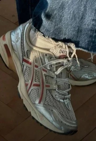 Asics Gel-Kayano 14 Beige Brown Running Shoes - 3