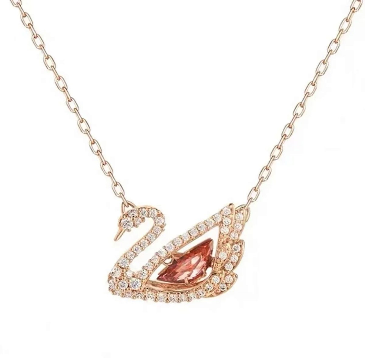 Design Floral Halo Diamond Pendant Necklace in Rose Gold Jewelry Necklaces product detail 2 in Litbuy spreadsheet finds