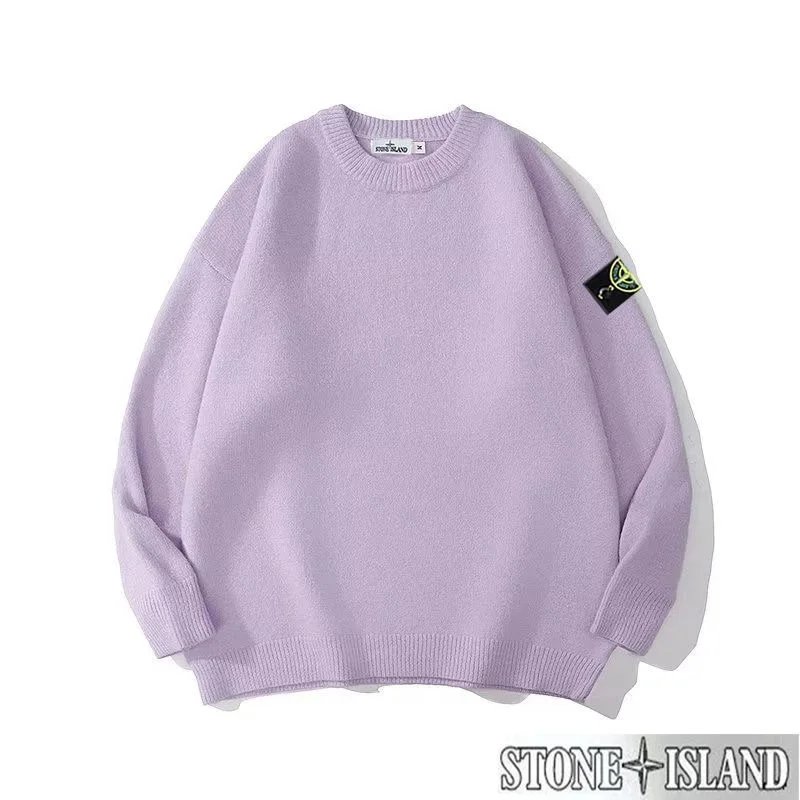 Stone Island Knit Sweater Turquoise Sweater - 15