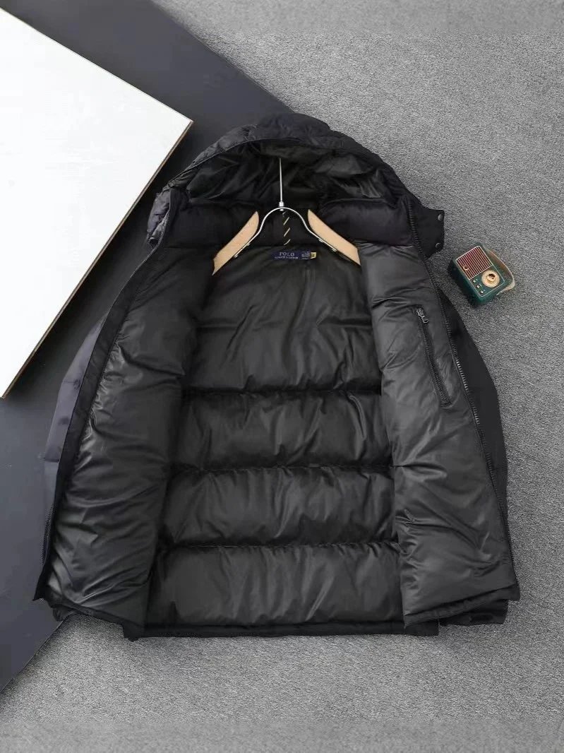 Polo Ralph Lauren Fleece Zip-Up Jacket Black Outerwear - 3