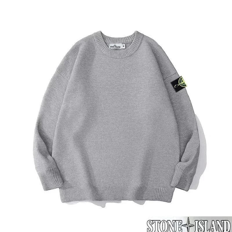 Stone Island Knit Sweater Turquoise Sweater - 23