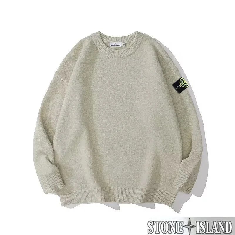 Stone Island Knit Sweater Turquoise Sweater - 16