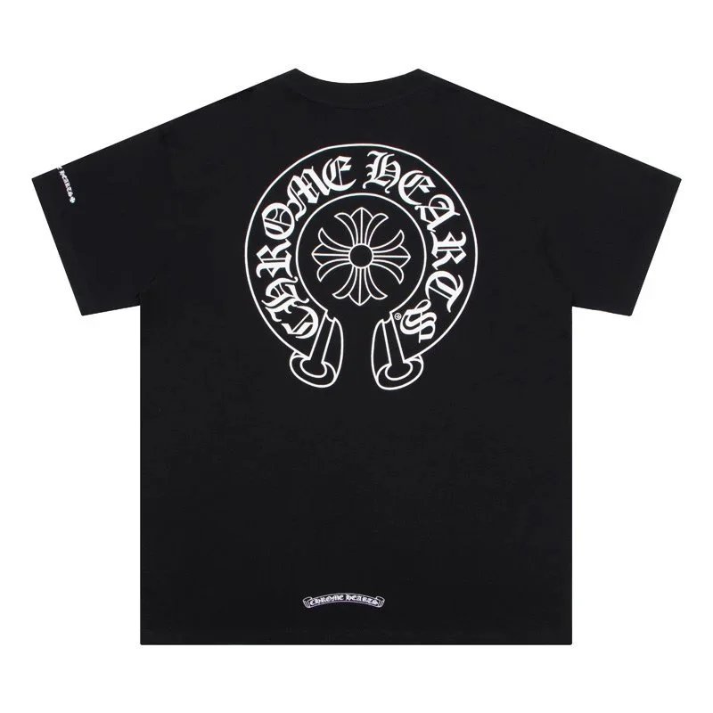 Chrome Hearts Red Cross Logo White T-Shirt - 11