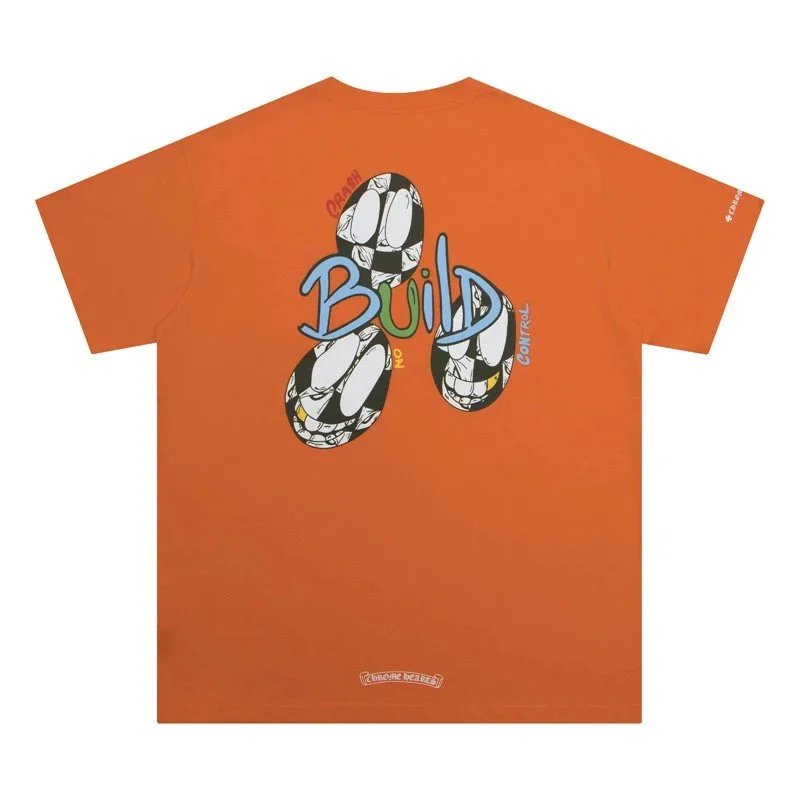 Chrome Hearts Red Cross Logo White T-Shirt - 13