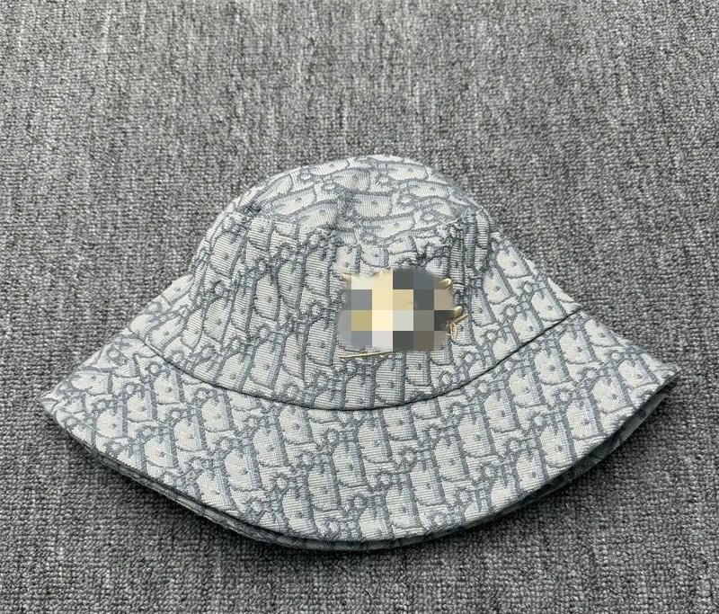 Dior Oblique Bucket Hat Navy Blue - 5