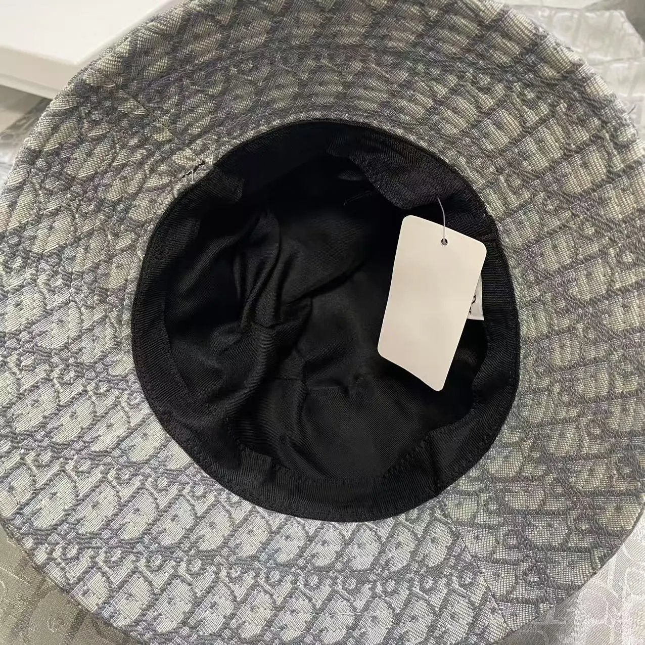 Dior Oblique Bucket Hat Navy Blue - 13