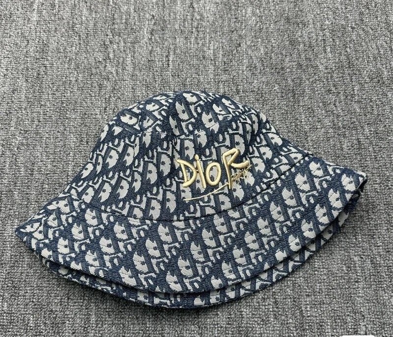 Dior Oblique Bucket Hat Navy Blue - 3