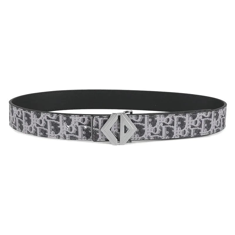 7 Silver Buckle Grey Belt