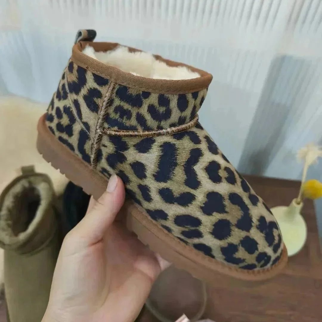 High Thin Bottom Leopard Print