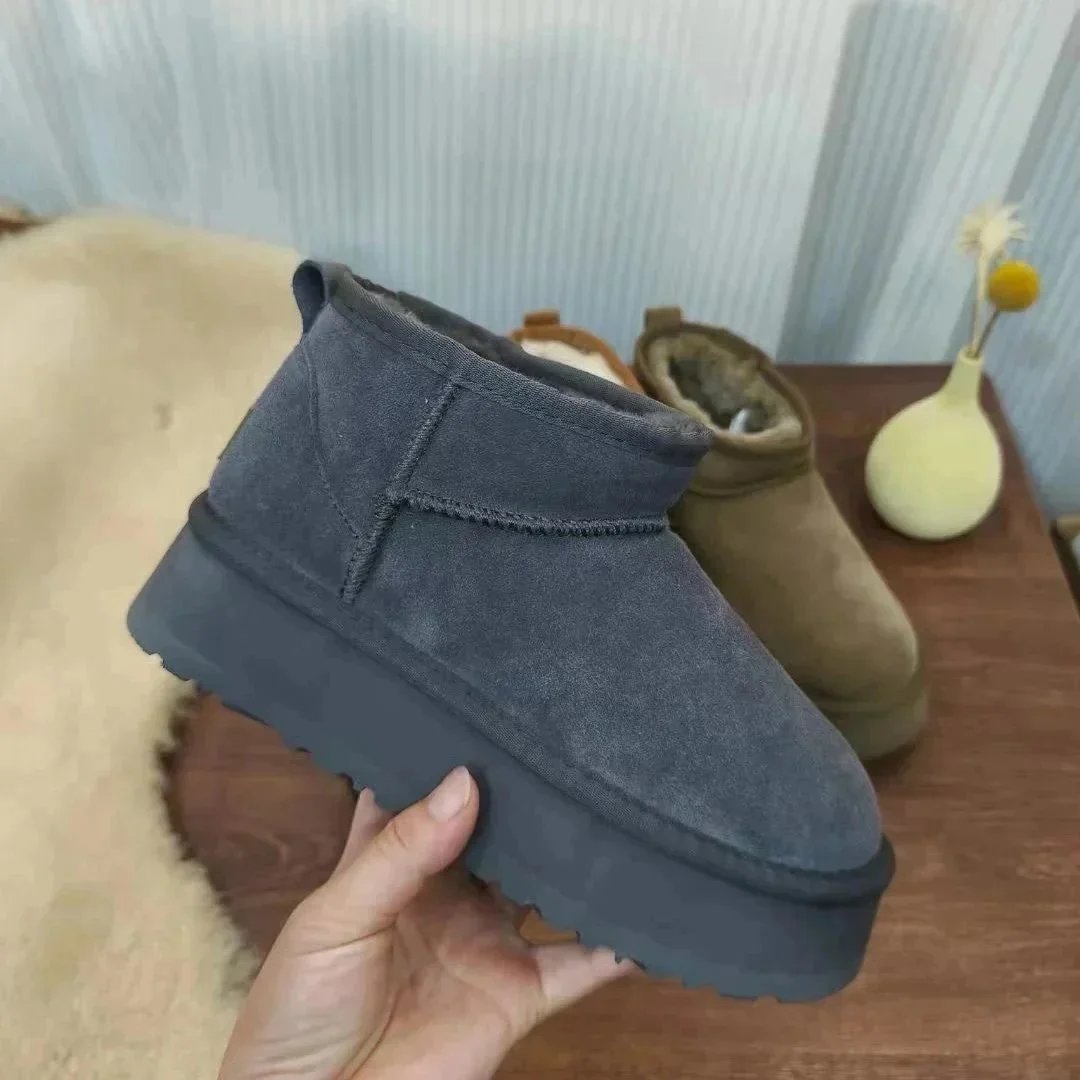 High thick bottom 5cm gray