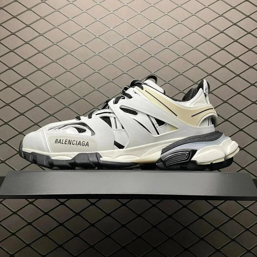 White Khaki Black