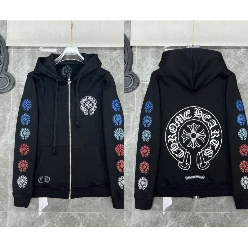 603 Black Zip-Up Hoodie