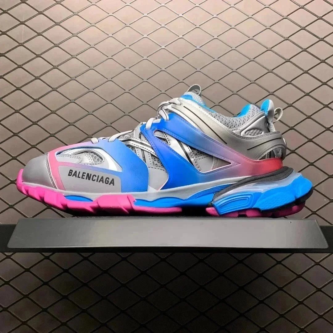 Gray Blue Pink