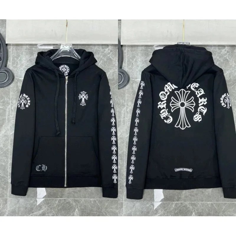 607 Black Zip-Up Hoodie
