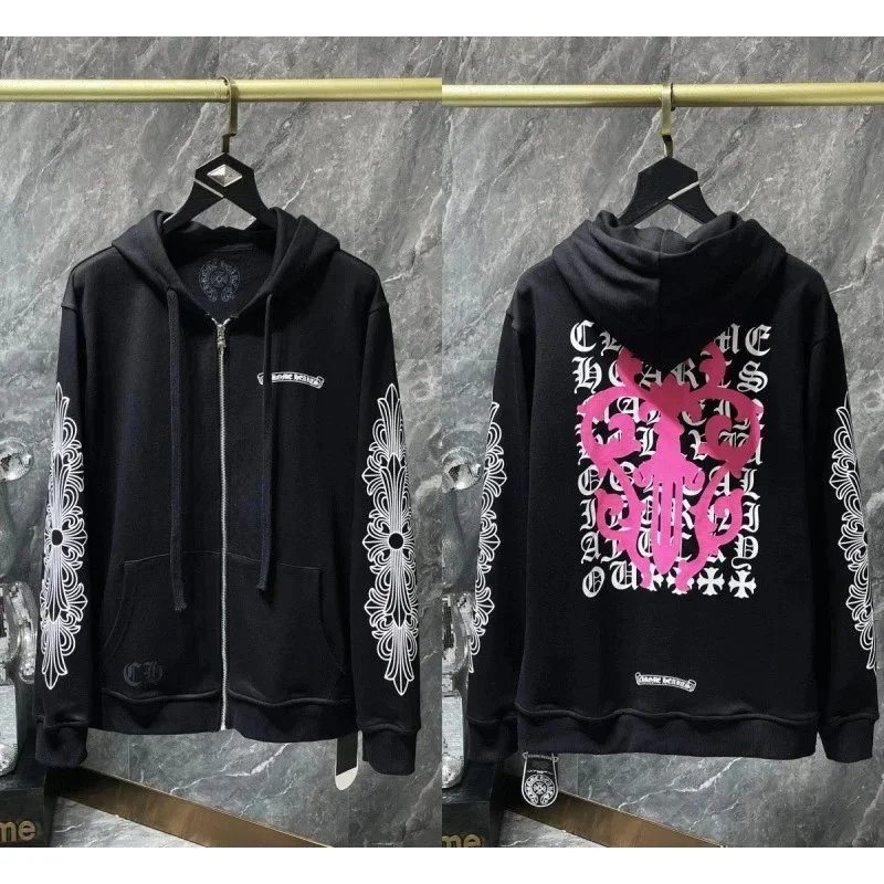 627 Black Zip-Up Hoodie