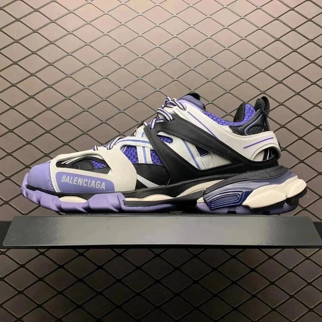 Purple White Black