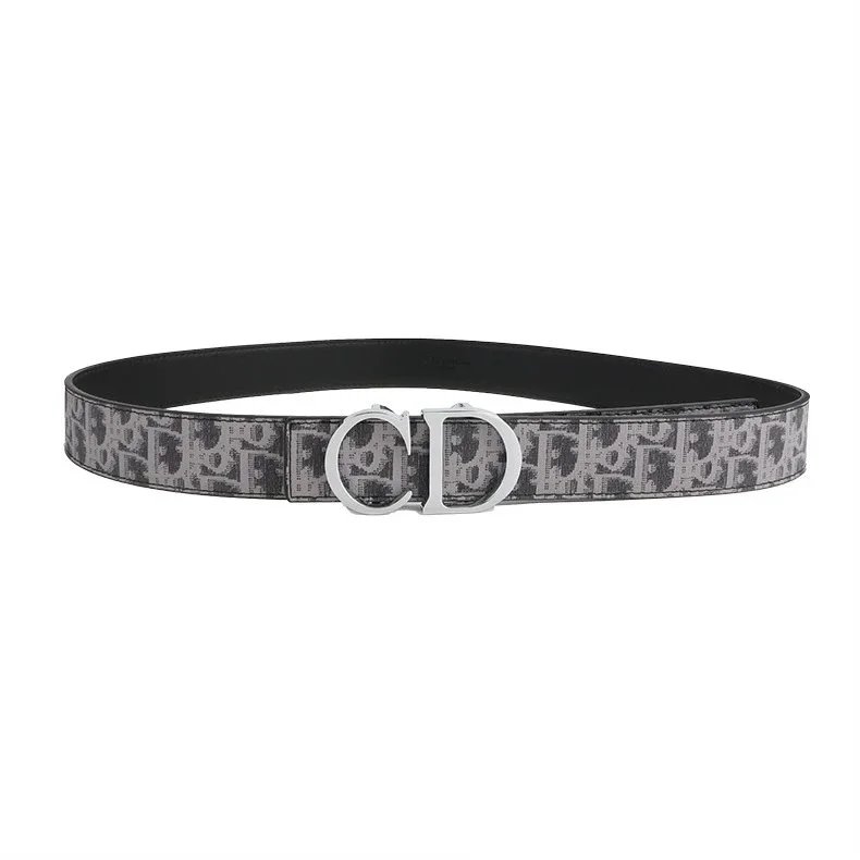 1 Silver Buckle Grey Belt