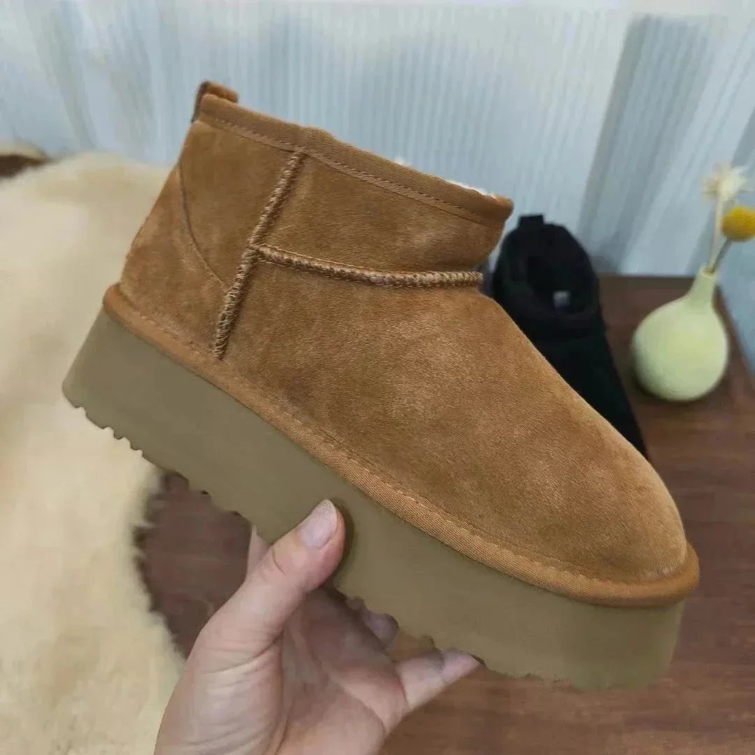 High Thick Bottom 5cm Chestnut