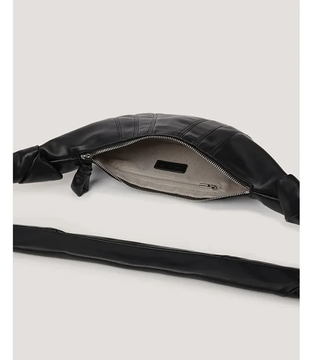 Unbranded Crossbody Bags Pleated crescent shoulder bag product detail image 14