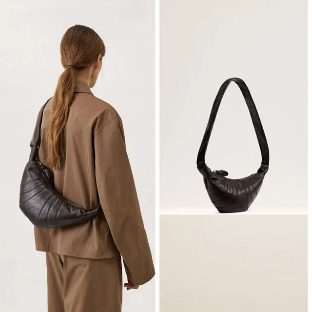 Unbranded Crossbody Bags Pleated crescent shoulder bag product detail image 7