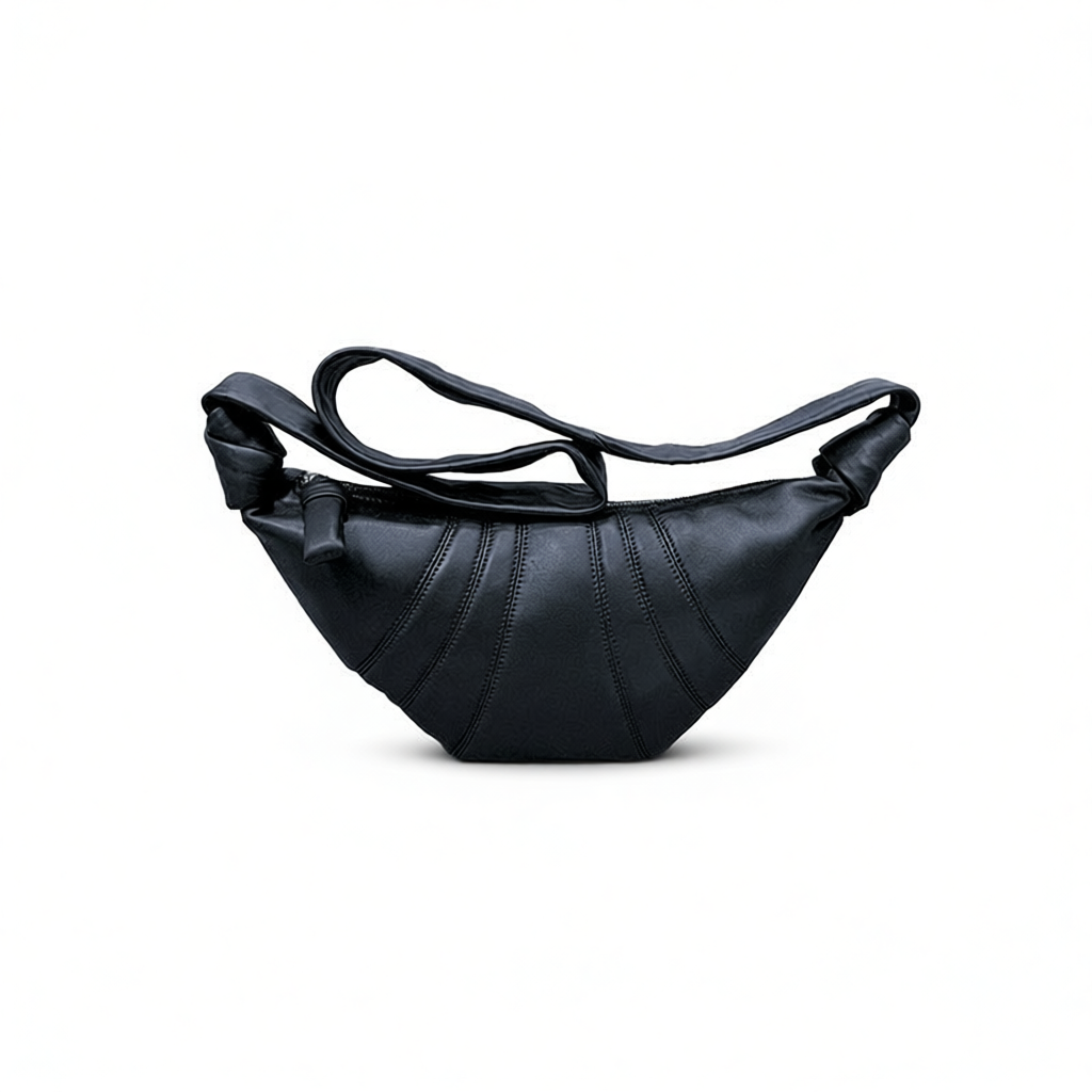 Unbranded Crossbody Bags Pleated crescent shoulder bag image 5