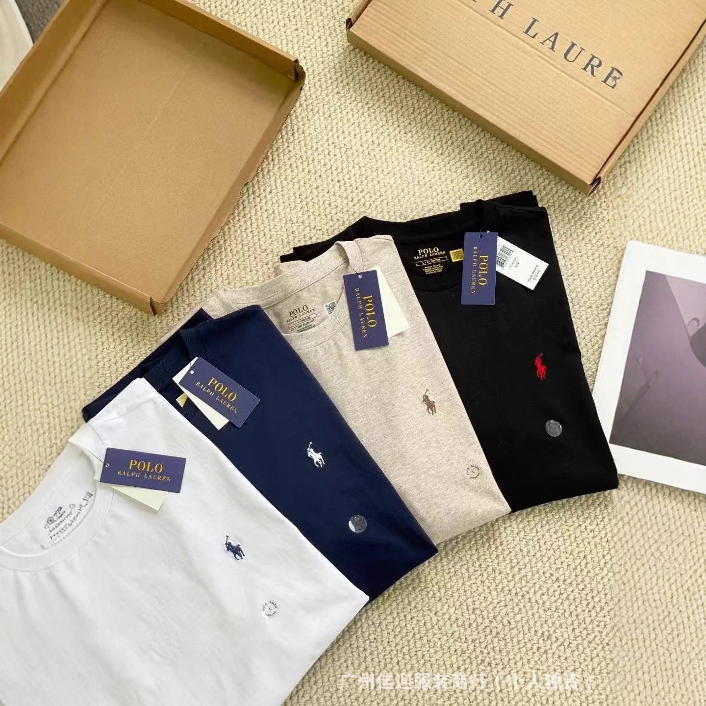 Polo Ralph Lauren T-Shirts Custom Slim Fit Long-Sleeve Pony Embroidered Crewneck image 4