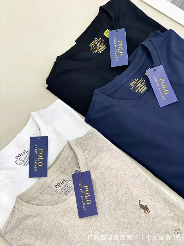 Polo Ralph Lauren T-Shirts Custom Slim Fit Long-Sleeve Pony Embroidered Crewneck product detail image 4