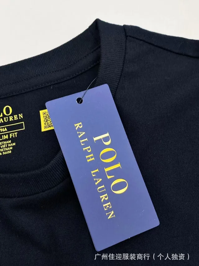 Polo Ralph Lauren T-Shirts Custom Slim Fit Long-Sleeve Pony Embroidered Crewneck product detail image 13