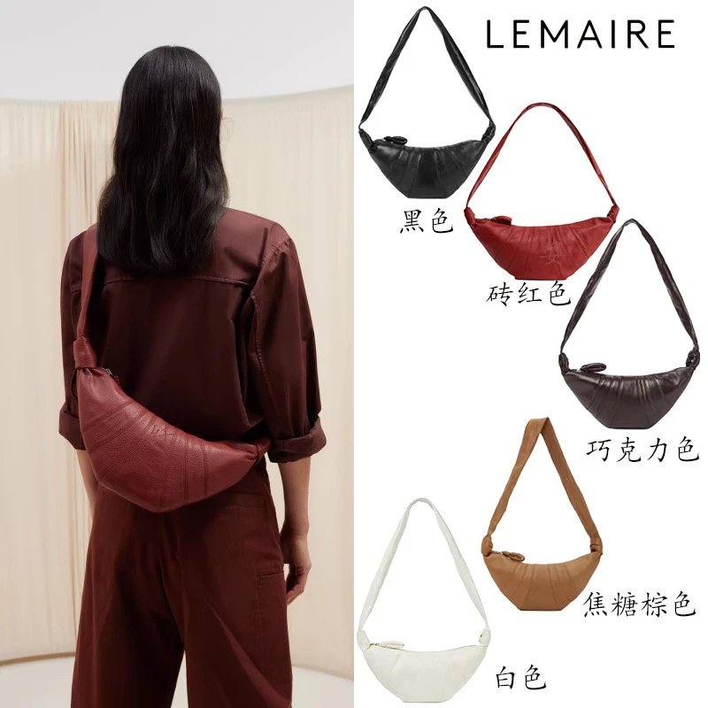 Unbranded Crossbody Bags Pleated crescent shoulder bag image 1