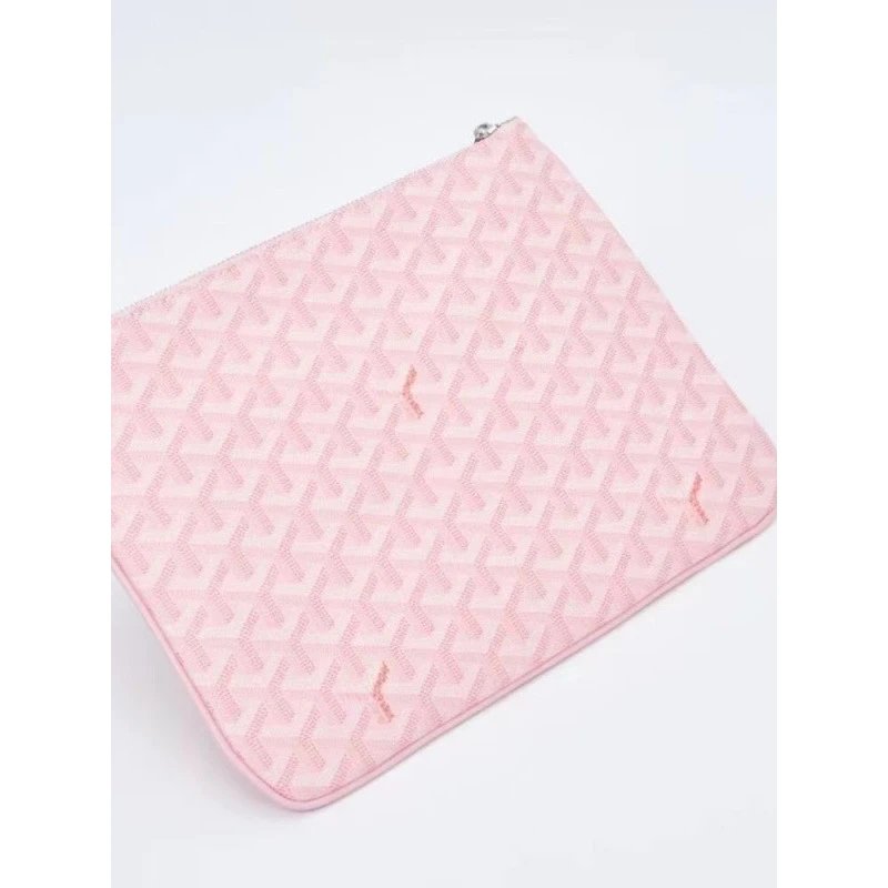 Goyard Handbags Goyardine Monogram Zippered Clutch Pouch image 2