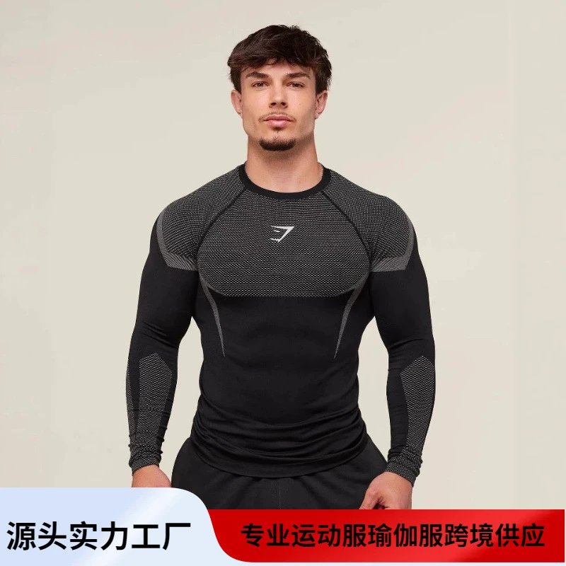 Gy * long sleeved * fitness outfit * high-quality