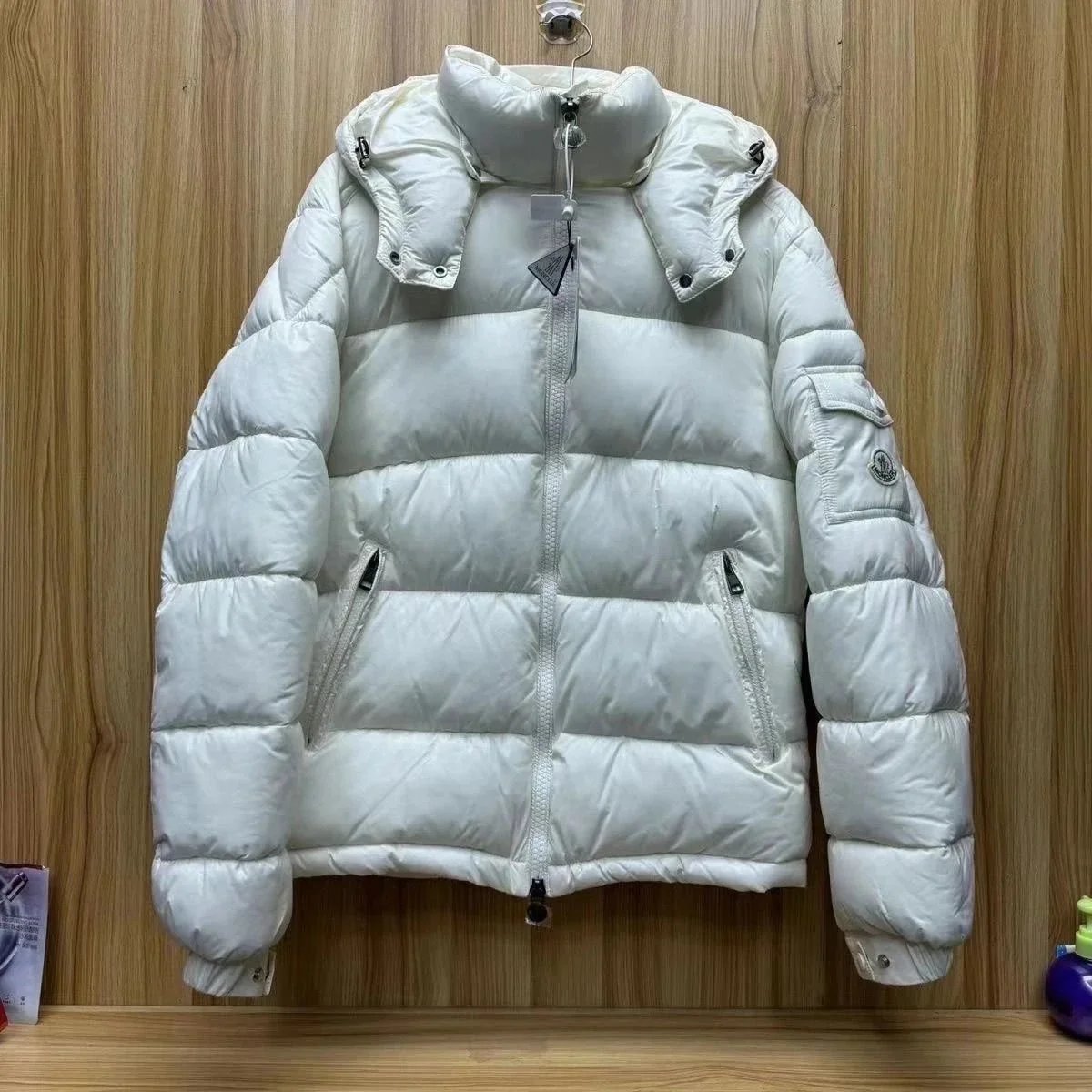 白色羽绒服 option