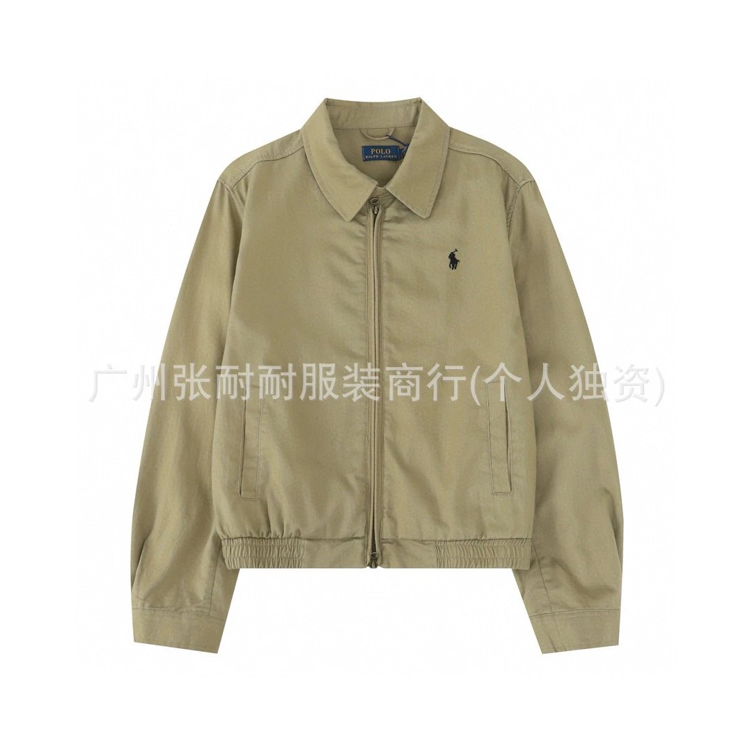 Old Money Style Notch Lapel Double Zipper Jacket - Washed Cropped Outerwear for Women, Multiple Colors