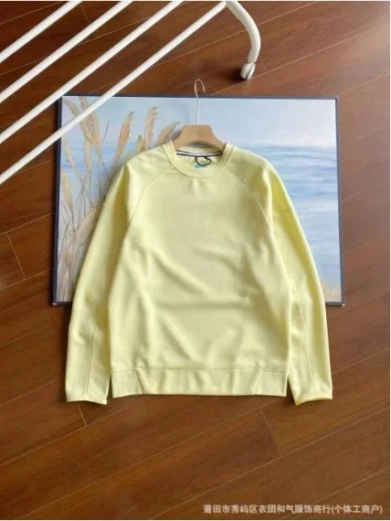 Other Crewneck Sweater Raglan Sleeve Light Yellow